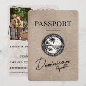 Pässe der Dominikanischen Republik Save the Date (Vorne/Hinten)