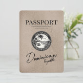 Pässe der Dominikanischen Republik Save the Date (Stehend Vorderseite)