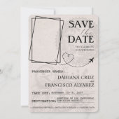 Pässe der Dominikanischen Republik Save the Date (Rückseite)