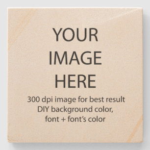 Passe diesen Sandstein-Getränkeuntersetzer an Steinuntersetzer