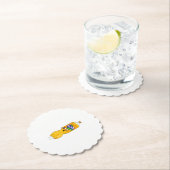 Passe fantastische, orangefarbene Limonade an Untersetzer (Vor Ort)