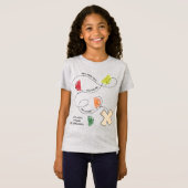 Pässe "Find the Afikomen" Girls' Jersey T - Shirt (Vorne ganz)