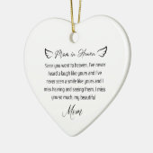 Passed away missing my mom in heaven birthday keramik ornament (Links)