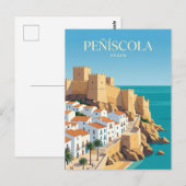 Passeig de la Drassana Spanien Postkarte (Vorne/Hinten)