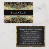 Passementerie-elegante schicke Perle Visitenkarte (Vorne/Hinten)