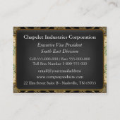 Passementerie-elegante schicke Perle Visitenkarte (Rückseite)