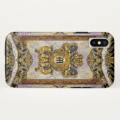 Passementerie Madeline Elegante Chic Monogram Case-Mate iPhone Hülle (Rückseite (Horizontal))