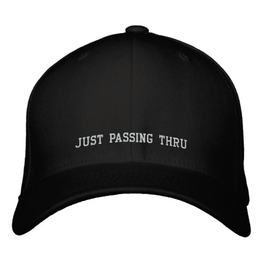 PASSEN - HAT BESTICKTE BASEBALLKAPPE (Vorderseite)