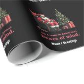 Passen Sie alles an, was ich für Weihnachten Woll Geschenkpapier (Rolleneckpunkt)