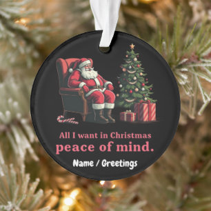 Passen Sie alles an, was ich für Weihnachten Woll  Ornament