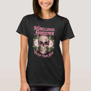 Passen Sie Auf Ihren Schritt Auf Rebellischer Gärt T-Shirt