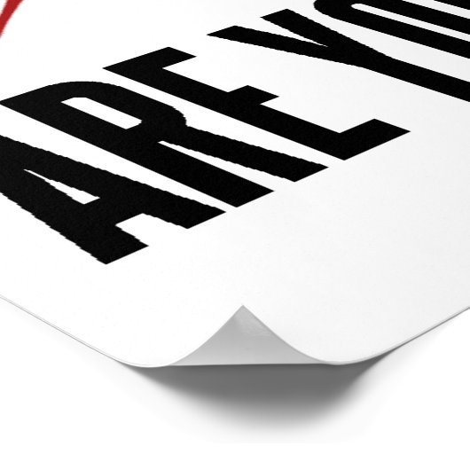 Passen Sie auf? (Neuron/Synapse) Poster (Ecke)