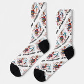 Passen Sie auf? Neuron Synapse Spaß Socken (Linkes Detail)