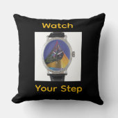 Passen Sie auf, Spaß Kissen (Vorderseite)