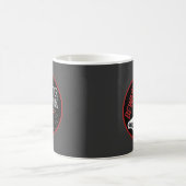 Passen Sie auf: Verfasser bei der Arbeit Kaffeetasse (Mittel)