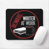 Passen Sie auf: Verfasser bei der Arbeit Mousepad (Mit Mouse)