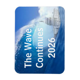 Passen Sie Blue Wave Election 2026 an Magnet