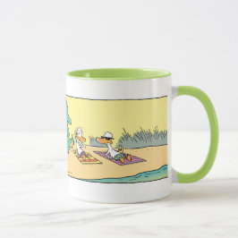 Passen Sie Croc von der lustigen Cartoon-Tasse auf Tasse