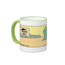 Passen Sie Croc von der lustigen Cartoon-Tasse auf
