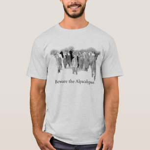 Passen Sie das Alpacalypse - lustiges Spaß-Spiel T-Shirt