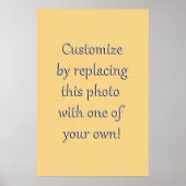 Passen Sie das an! Hinzufügen von Kunst oder Foto Poster (Vorne)