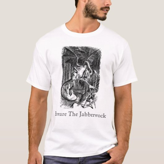 Passen Sie das Jabberwock auf T-Shirt (Vorderseite)