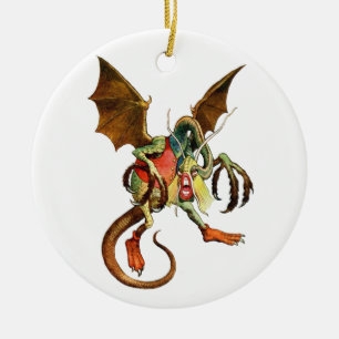 Passen Sie das Jabberwock, meinen Sohn auf! vom Keramik Ornament
