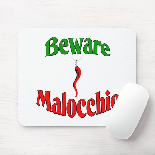 Passen Sie das Malocchio auf (bösen Blick) Mousepad (Mit Mouse)
