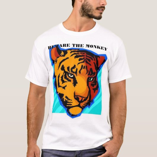PASSEN SIE DEN AFFEN AUF T-Shirt (Vorderseite)