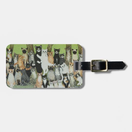 Passen Sie den Piepmatz auf Gepäckanhänger (Vorderseite horizontal)