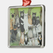 Passen Sie den Piepmatz auf Ornament Aus Metall (Links)