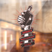 Passen Sie den Raucher- und Vape-Shop an kleine Un Fensteraufkleber (Blatt 2)