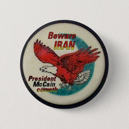 Passen Sie der Iran-Knopf auf Button (Vorderseite)