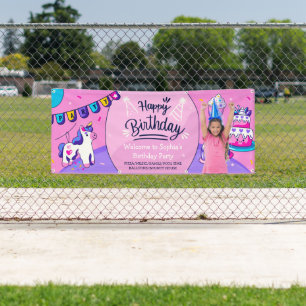 Passen Sie die Geburtstagsparty von Hispanic Girl  Banner
