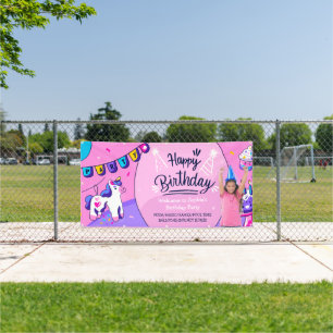 Passen Sie die Geburtstagsparty von Hispanic Girl Banner