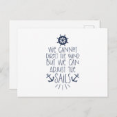 Passen Sie die Segel an Postkarte (Vorne/Hinten)