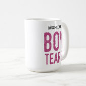 Passen Sie diese Boy-Tränen an Kaffeetasse (VorderseiteRechts)