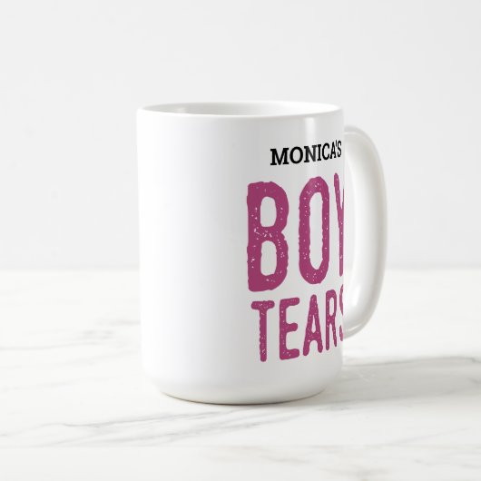 Passen Sie diese Boy-Tränen an Kaffeetasse (VorderseiteRechts)