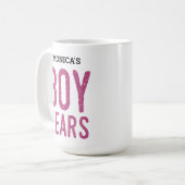 Passen Sie diese Boy-Tränen an Kaffeetasse (Vorderseite Links)