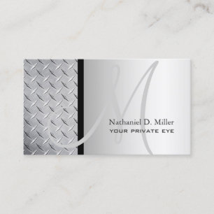 Passen Sie diese monogramm Diamantblech an Visitenkarte