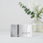 Passen Sie diese monogramm Diamantblech an Visitenkarte (Stehend Vorderseite)