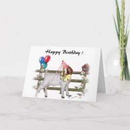 Passen Sie diese Niedliche Boer Goat Birthday Card Karte