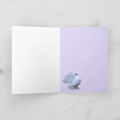 Passen Sie diese schöne Taubengrüßkarte an Karte (Innenseite)