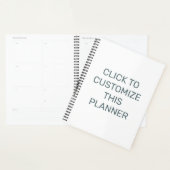 Passen Sie diesen schwarzen Spiralplaner an Planer (Anzeige)