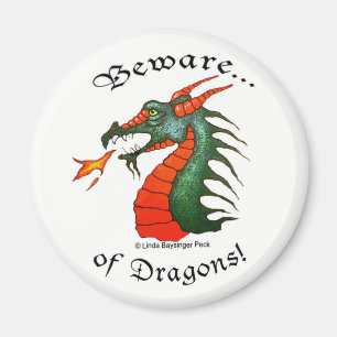 Passen Sie Drachen auf Magnet