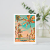 Passen Sie es an. Aloha, Waikoloa Beach Big Island Postkarte (Stehend Vorderseite)