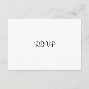 Passen Sie es an! Basis für ein solides Muster RSVP Karte