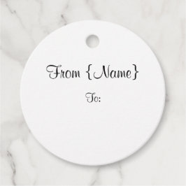 Passen Sie es an! Geschenkanhänger