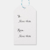 Passen Sie es an! Geschenkanhänger (Rückseite)