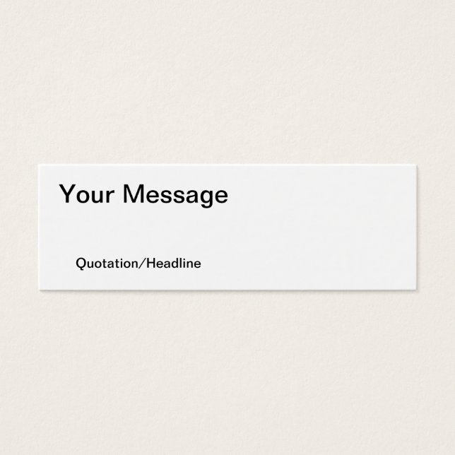 Passen Sie es an! Lesezeichen (Vorderseite)